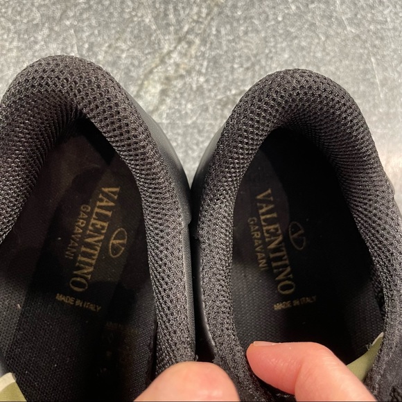 Valentino CAMOUFLAGE NOIR ROCKRUNNER SNEAKER - Picture 8 of 11